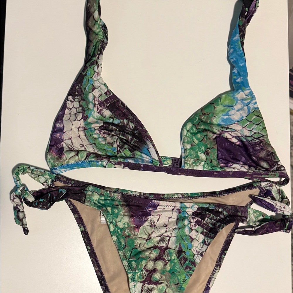 La Perla Snakeskin Bikini Set